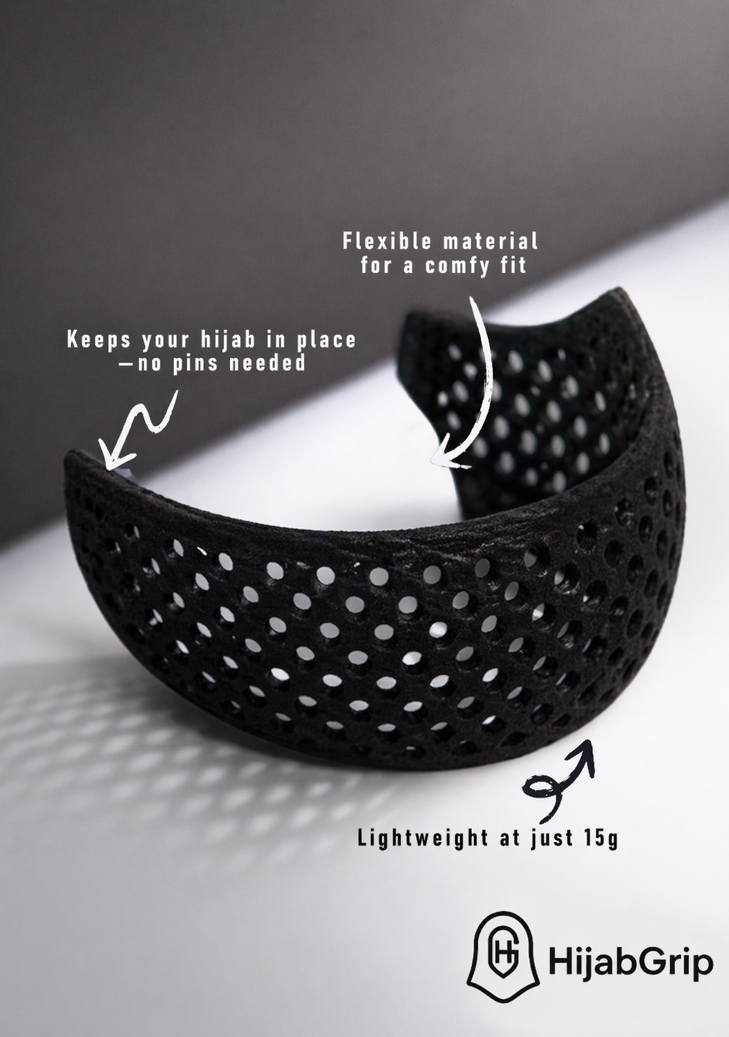 ⭐ HijabGrip® Velvet Crown