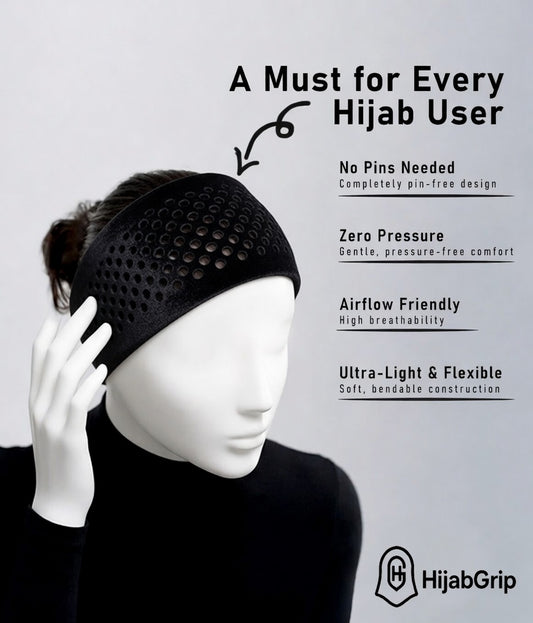 ⭐ HijabGrip® Velvet Crown