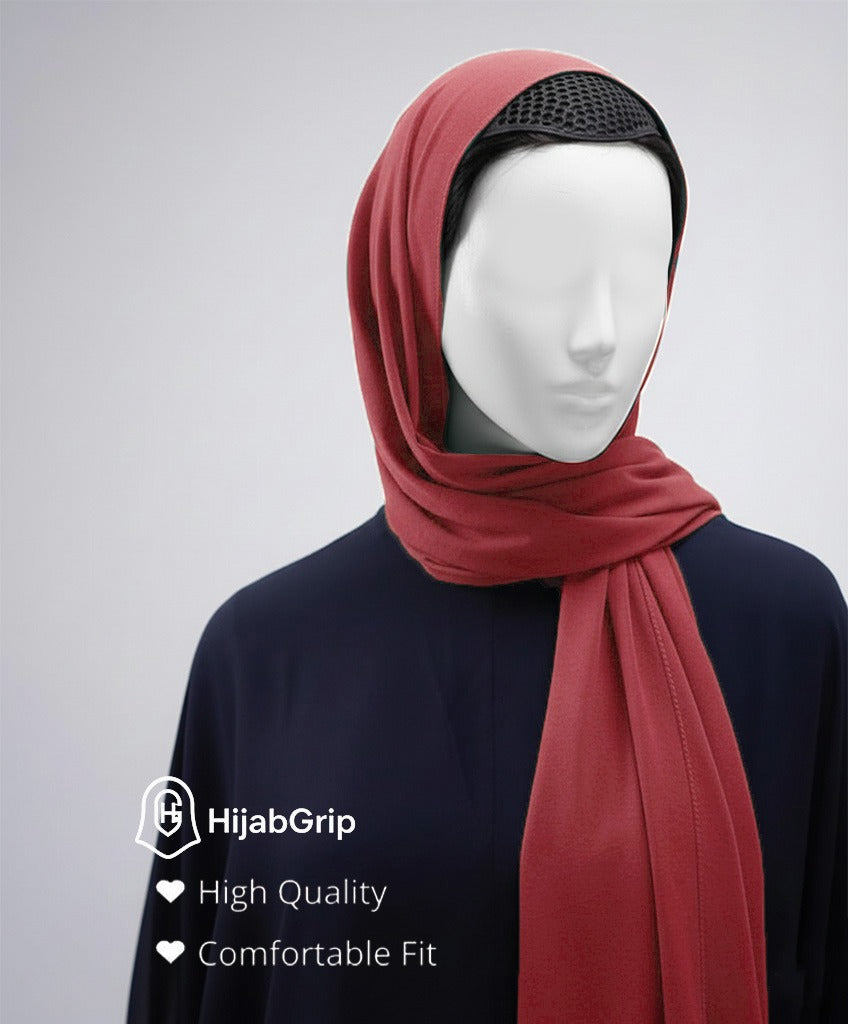 ⭐ HijabGrip® Breathable Jersey Hijab
