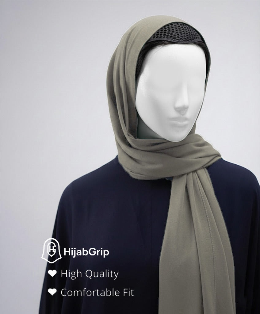 ⭐ HijabGrip® Breathable Jersey Hijab