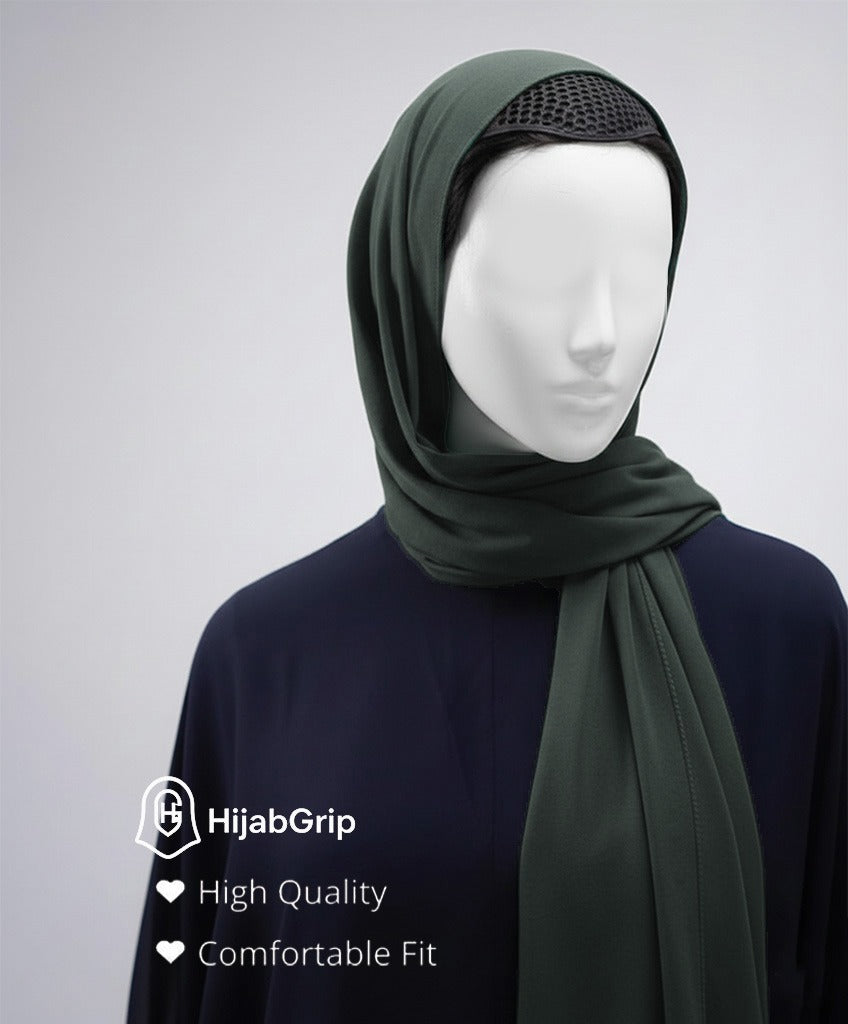 ⭐ HijabGrip® Breathable Jersey Hijab