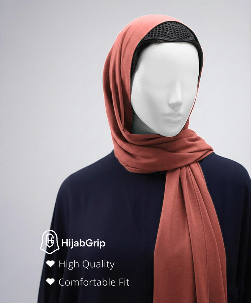 ⭐ HijabGrip® Breathable Jersey Hijab