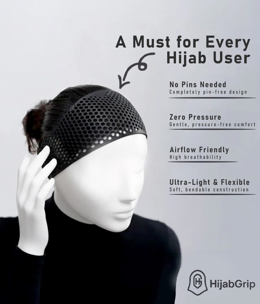 ⭐ HijabGrip® Stopper Cap