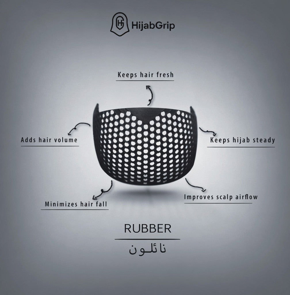 ⭐ HijabGrip® Rubber Crown(Buy 1 Get 1 Free)